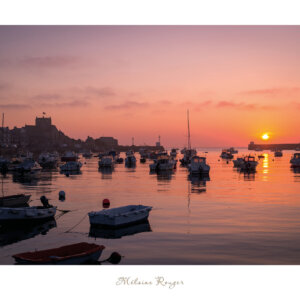 Barfleur au lever du soleil
